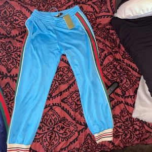 Baby Blue Gucci SweatSuit (Brand New)